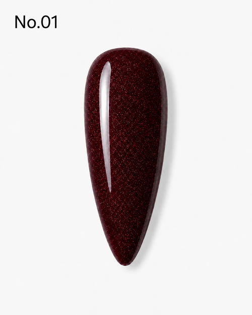 Color Polish Gel Set – Red Series – 6 pcs Colors – 8ml