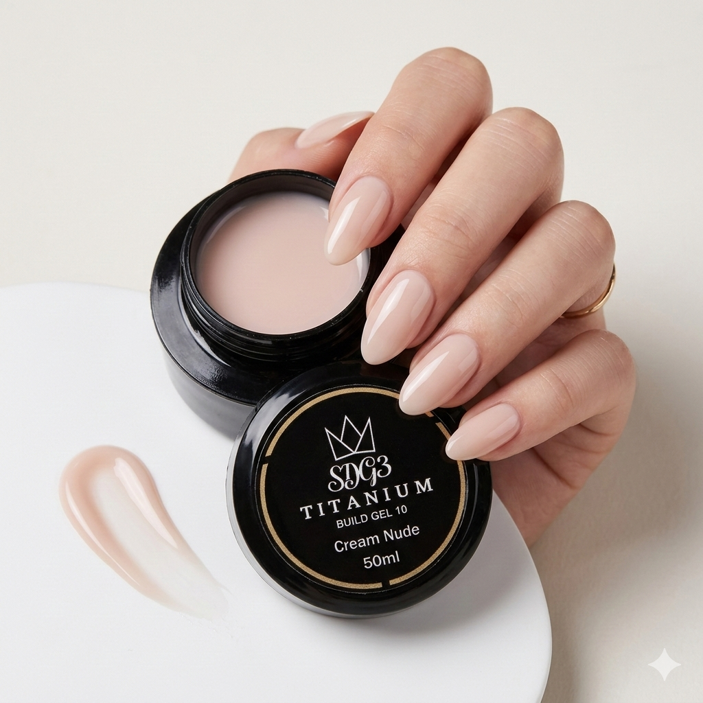 SDG3 Titanium Builder Gel 50ml - Cream Nude No.10