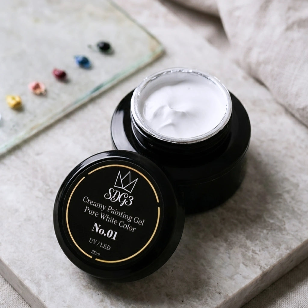 Creamy Painting Gel 25g– Pure White No.01