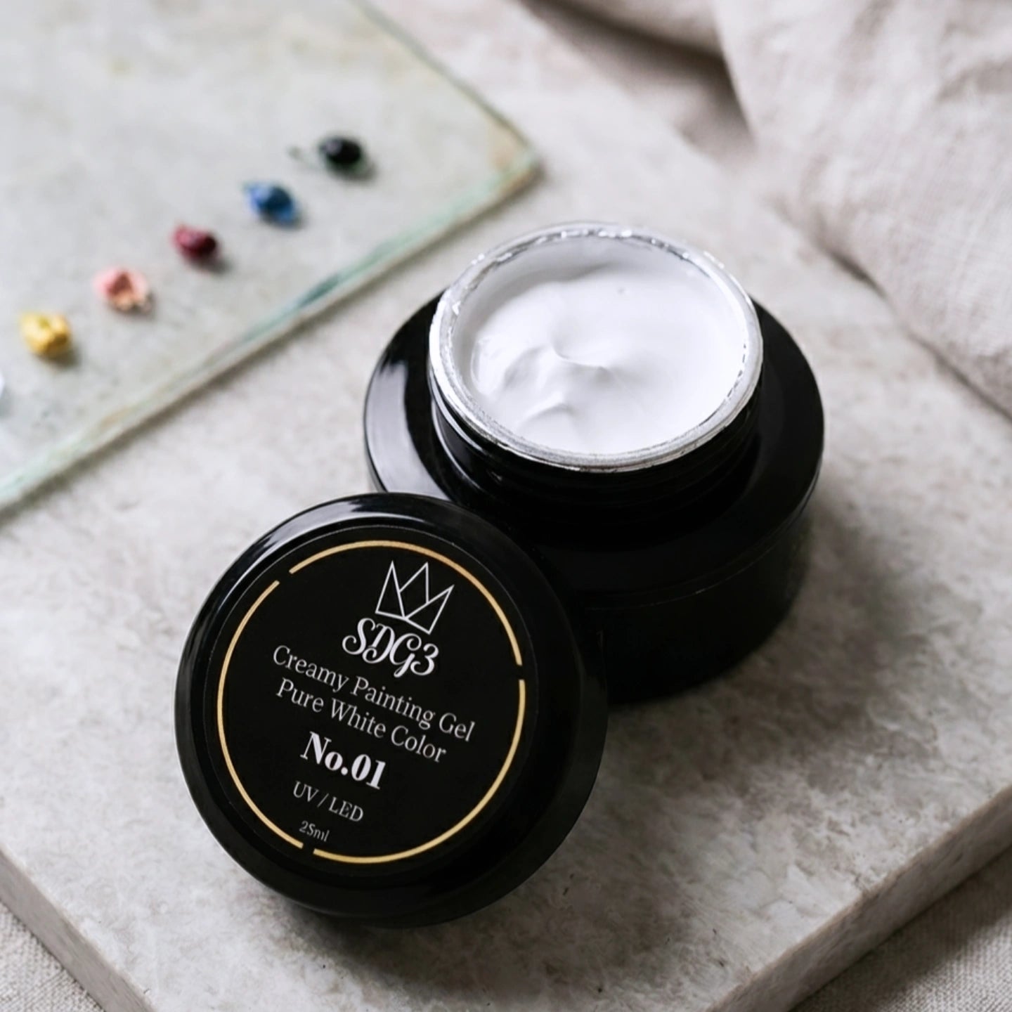 Creamy Painting Gel 25g– Pure White No.01