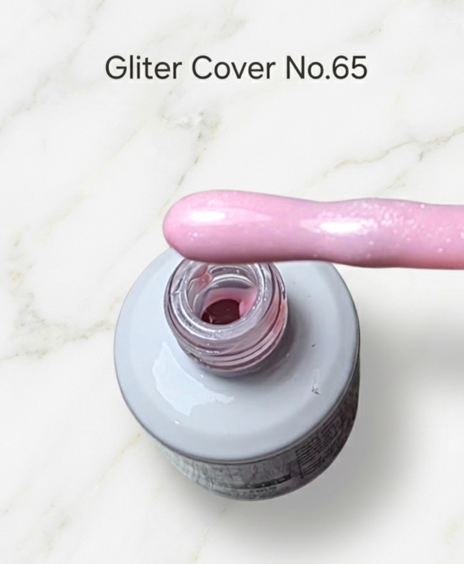 SDG3 Titanium Rubber Base Gel 15ml - No.65 Gliter Pink