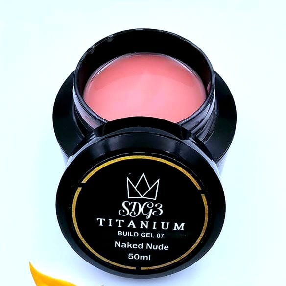SDG3 Titanium Builder Gel 50ml - Naked Nude No.07