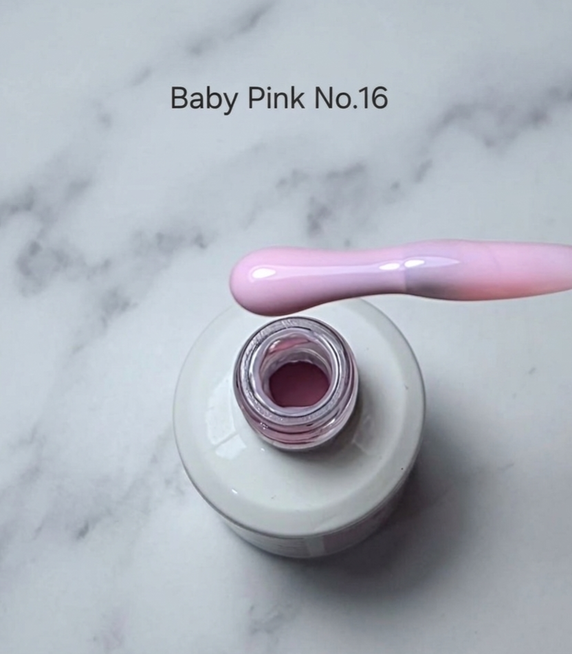 SDG3 Titanium Rubber Base Gel 15ml - Cover Baby Pink No.16