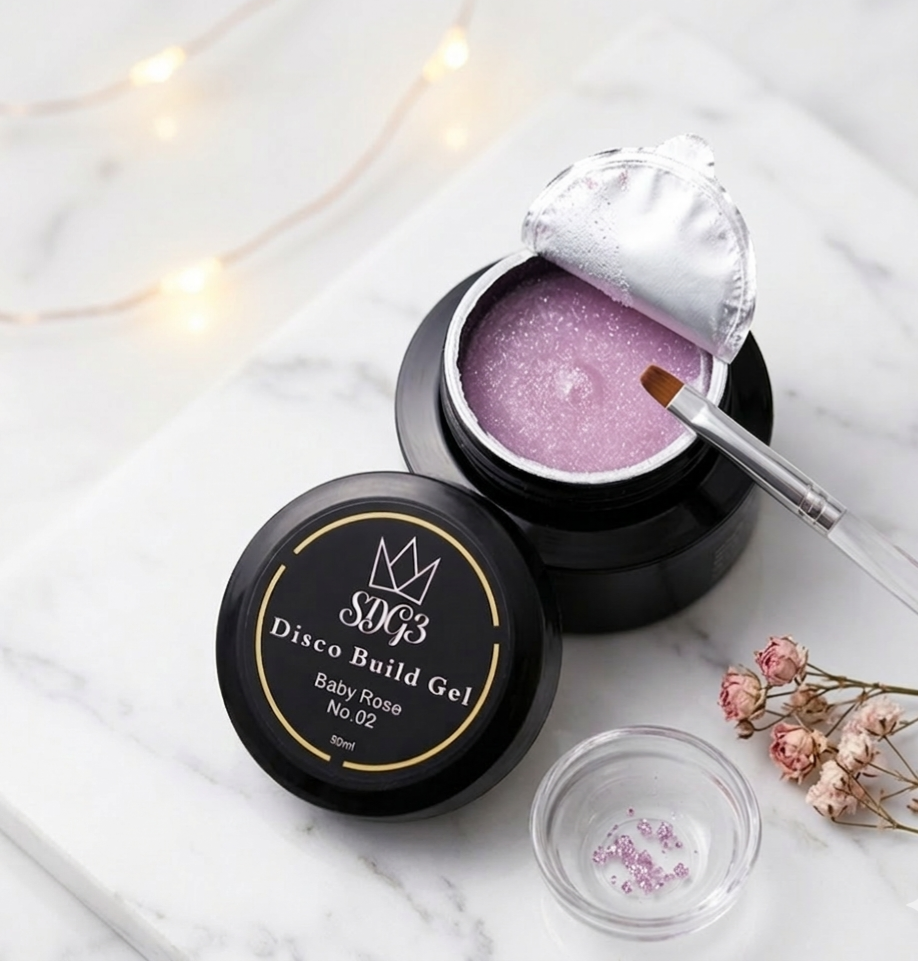 SDG3 Titanium Builder Gel 50ml - Disco Baby Rose No.02