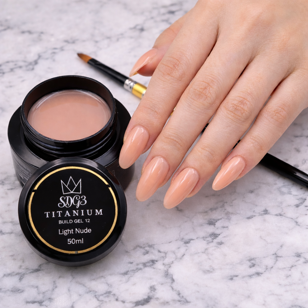 SDG3 Titanium Builder Gel 50ml - Light Nude No.12