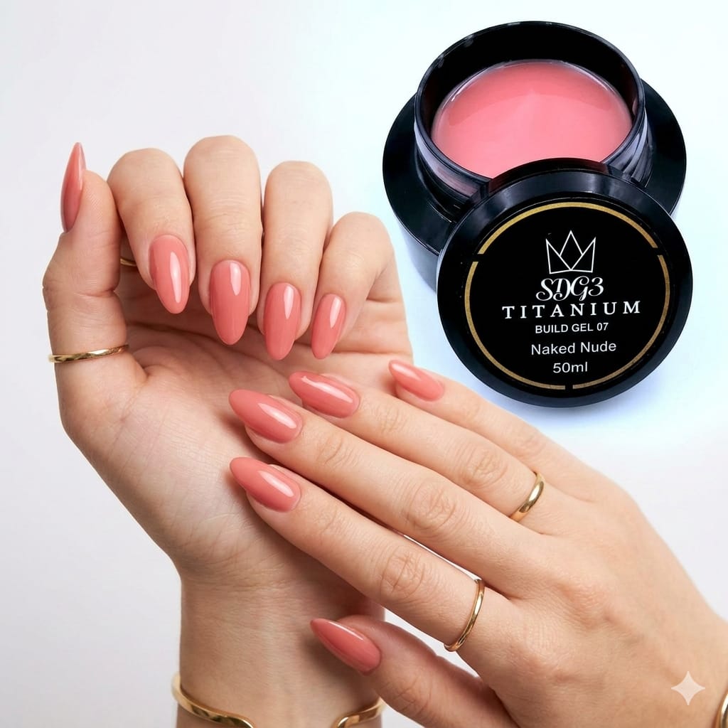 SDG3 Titanium Builder Gel 50ml - Naked Nude No.07