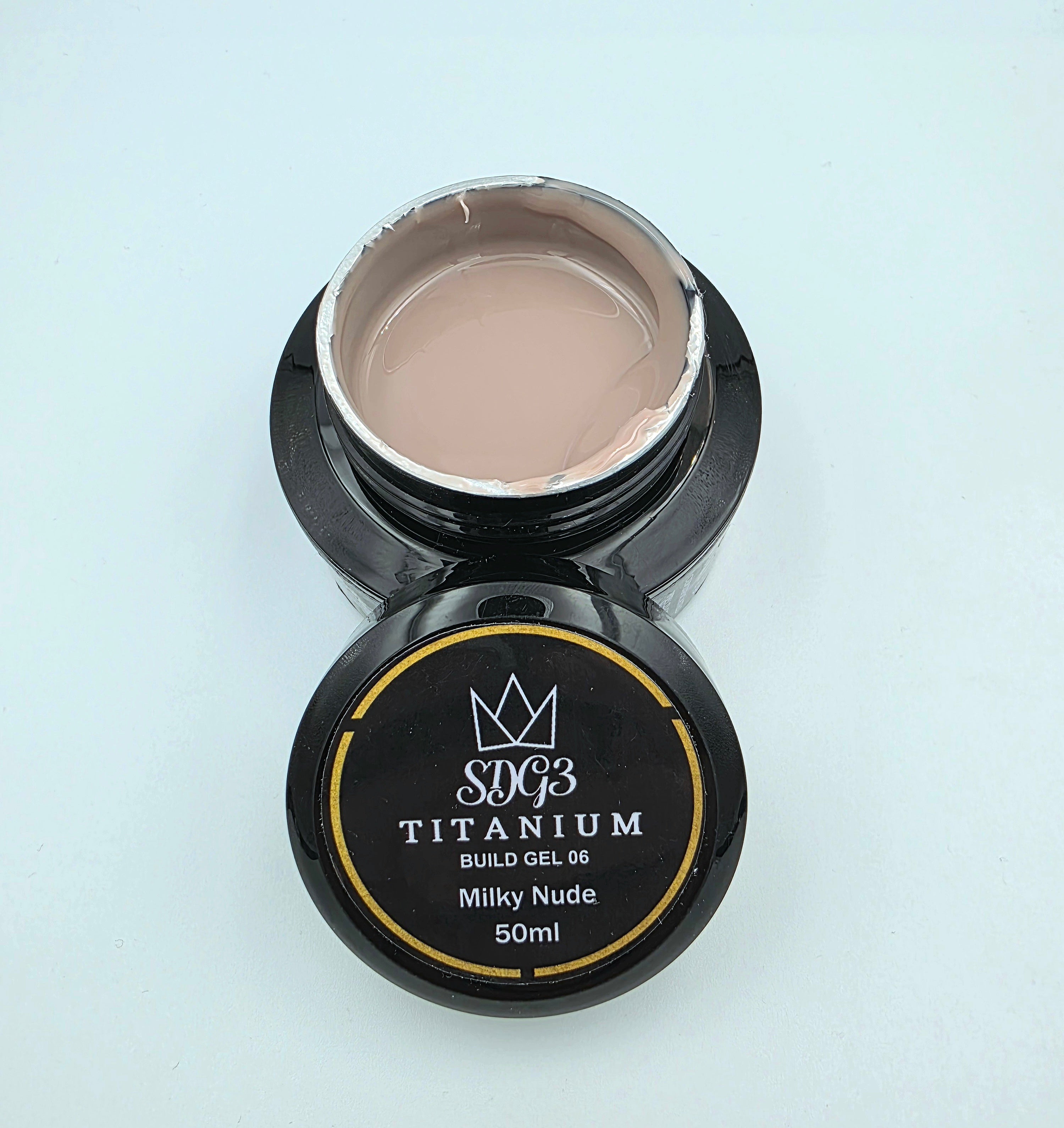 Titanium Builder Gel 50ml Milky Nude
